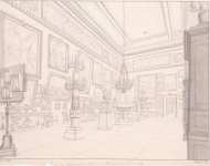 Friedenreich Julius Interiors of the Old Hermitage. The Italian Hall - Hermitage